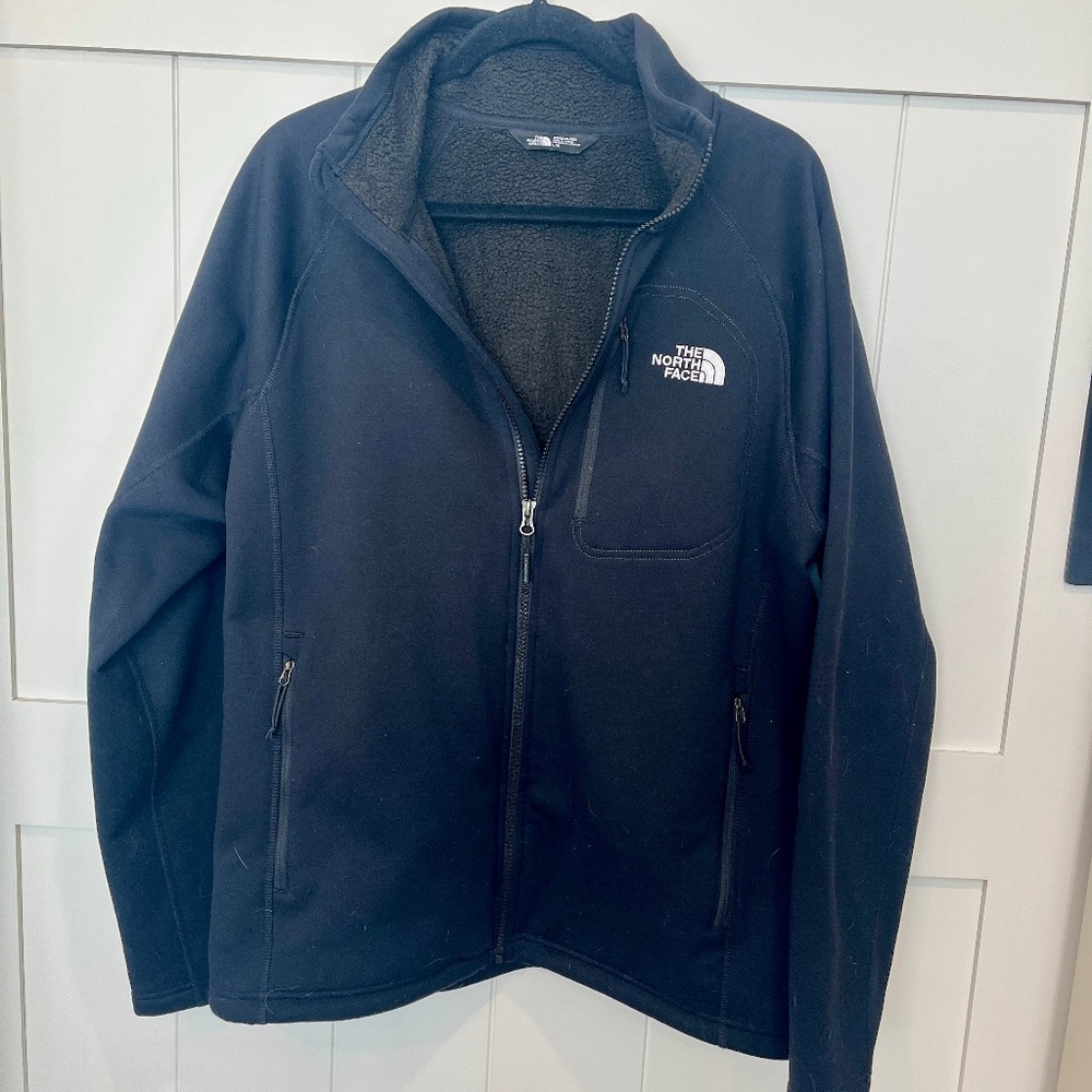 North Face Mens Zip Up Jacket Size Large